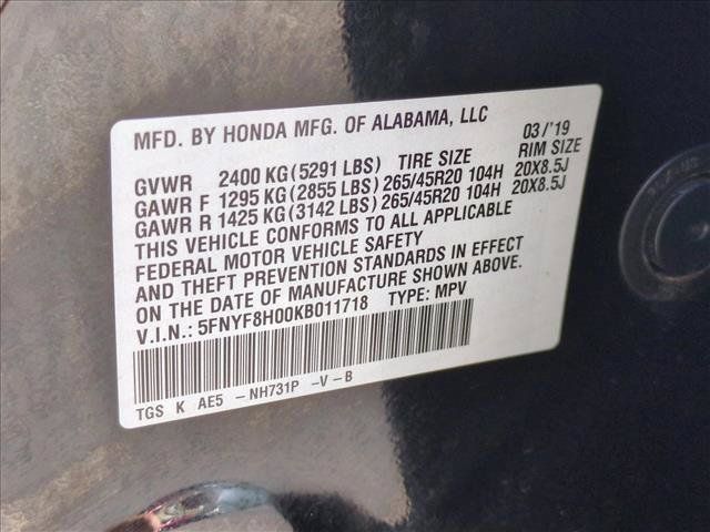 Used 2019 Honda Passport Elite image 22