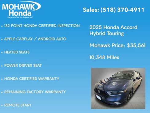 Certified 2025 Honda Accord Touring image 16