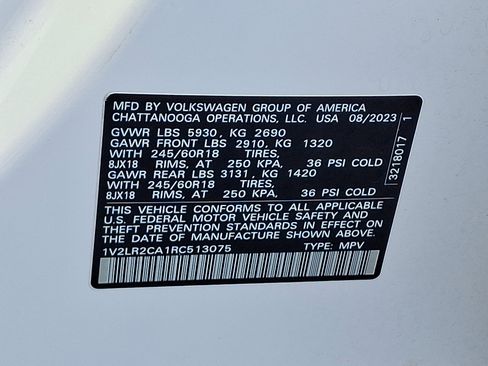 Certified 2024 Volkswagen Atlas SE image 25