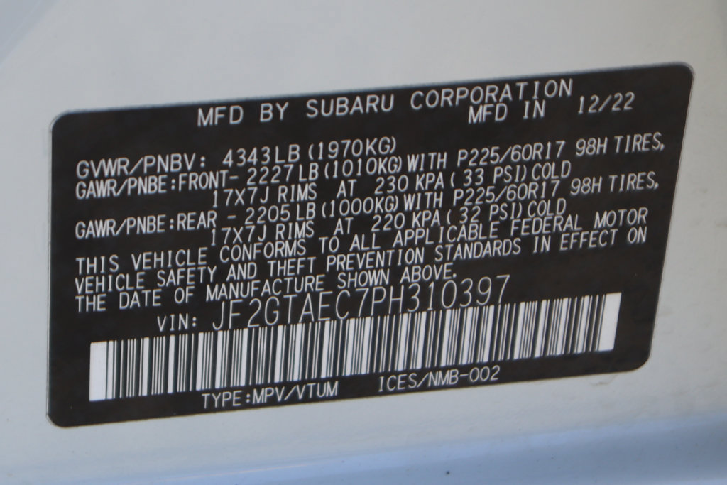 Used 2023 Subaru Crosstrek 2.0i Premium AWD/4WD image 48