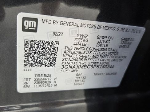 Certified 2023 Chevrolet Equinox RS w/ RS Leather Package FWD image 24