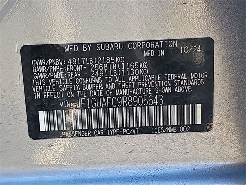 Used 2024 Subaru Impreza 2.0i Sport image 16