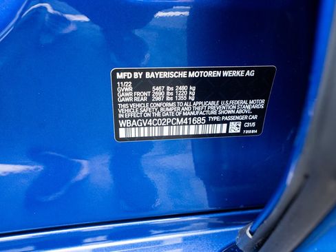 Used 2023 BMW 840i Gran Coupe xDrive w/ Comfort Seating Package AWD/4WD image 55