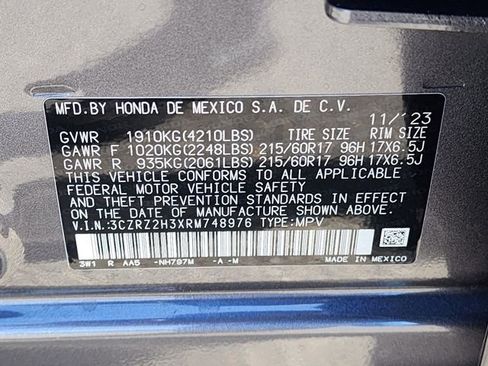 Used 2024 Honda HR-V LX image 32