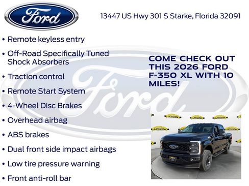 New 2026 Ford F350 XL w/ STX Appearance Package AWD/4WD image 30