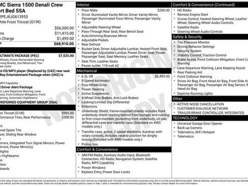Used 2018 GMC Sierra 1500 Denali w/ Denali Ultimate Package AWD/4WD image 4