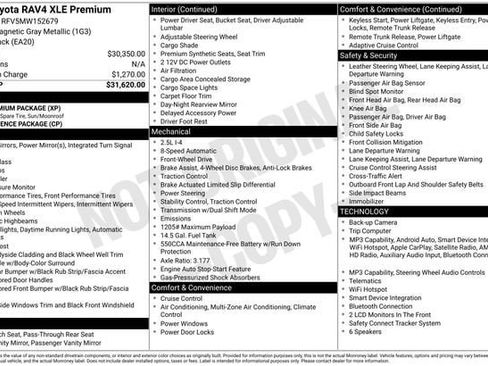 Used 2021 Toyota RAV4 XLE Premium FWD image 31