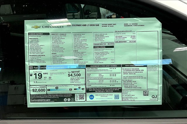 New 2026 Chevrolet Colorado LT w/ Advanced Trailering Package AWD/4WD image 13