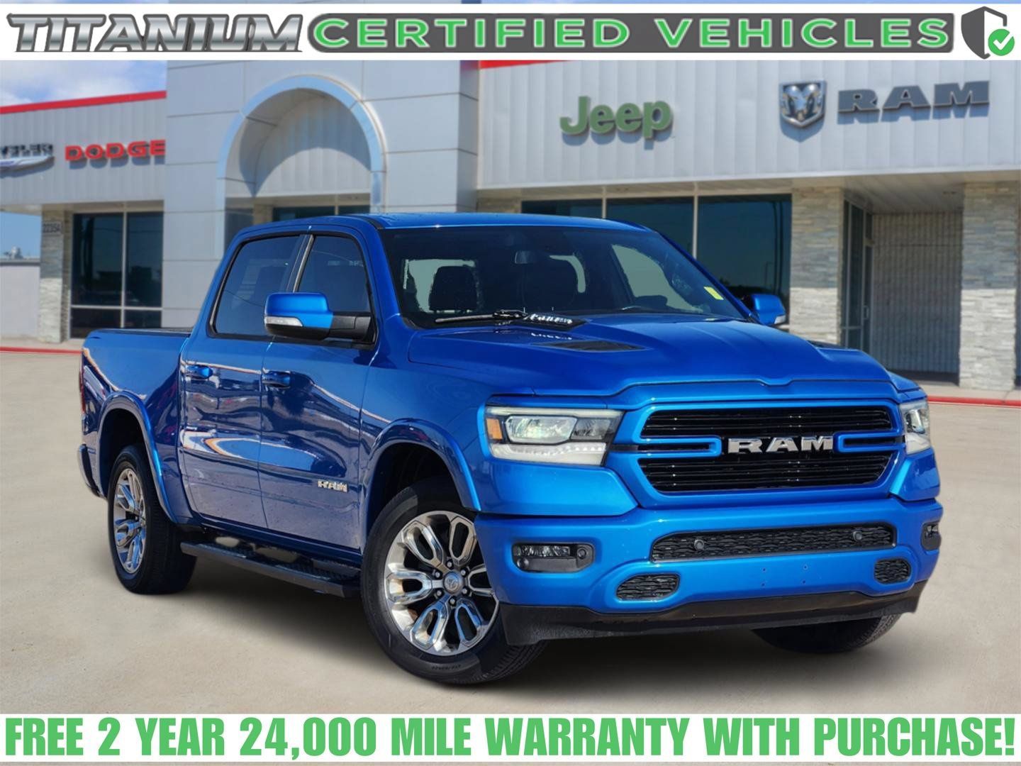 Used 2020 RAM 1500 Laramie w/ Sport Appearance Package AWD/4WD 360° Tour