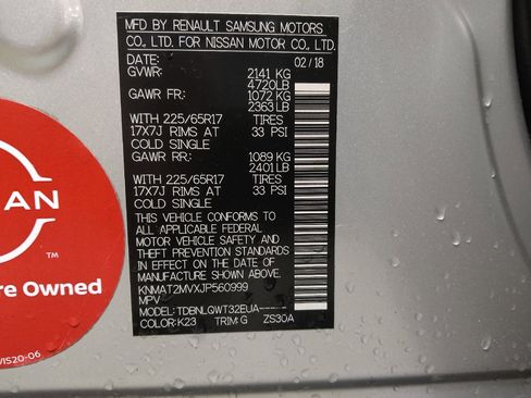 Used 2018 Nissan Rogue SV AWD/4WD image 33