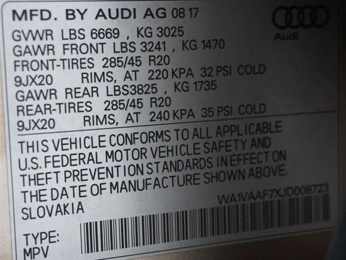 Used 2018 Audi Q7 3.0T Prestige w/ Prestige Package AWD/4WD image 45