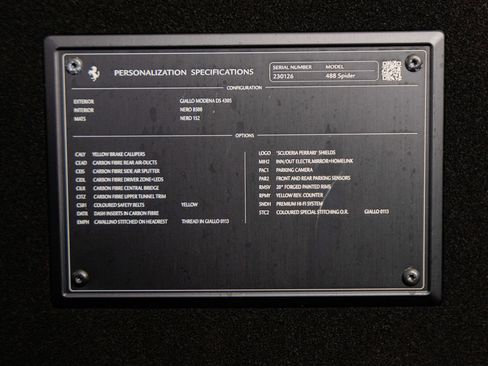 Certified 2018 Ferrari 488 Spider image 32