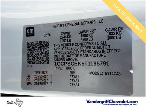 Certified 2026 Chevrolet Colorado LT w/ Advanced Trailering Package RWD image 28