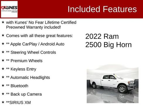 Used 2022 RAM 2500 Big Horn w/ Level A Equipment Group AWD/4WD image 2