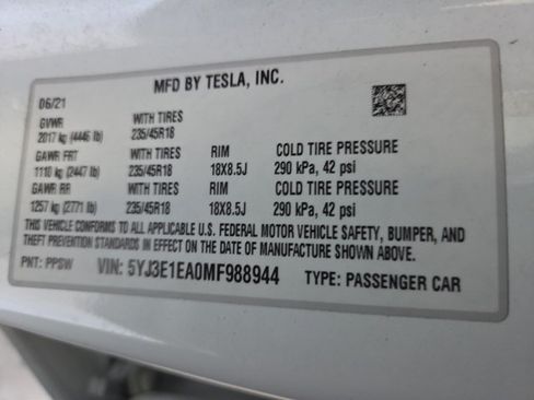 Used 2021 Tesla Model 3 Standard Range Plus RWD image 20