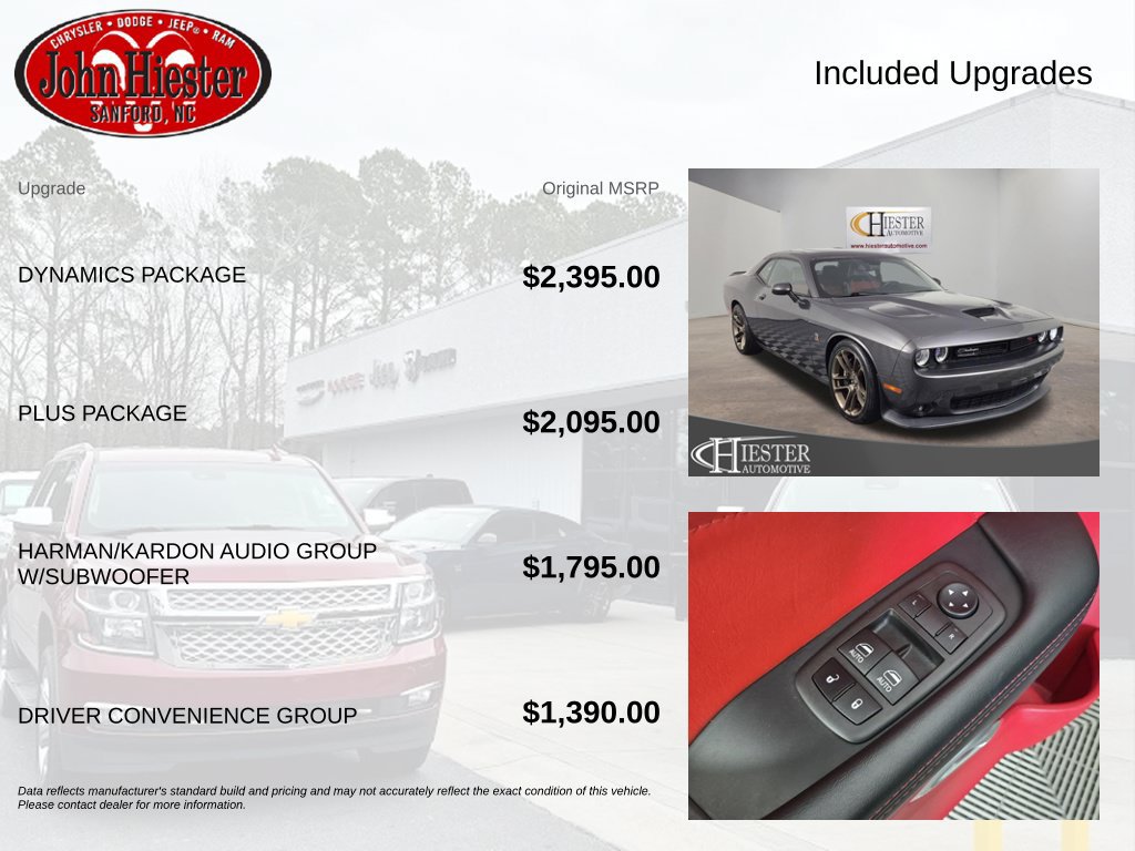 Used 2022 Dodge Challenger R/T Scat Pack w/ Dynamics Package RWD image 3