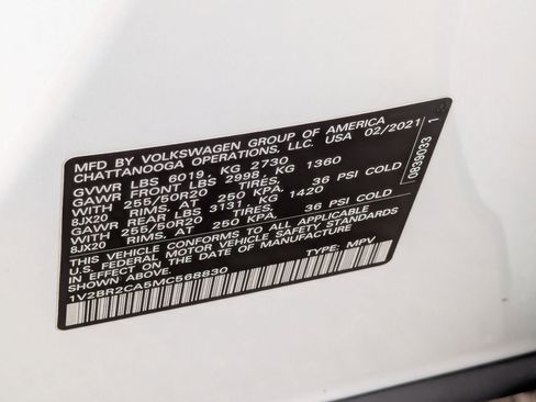Used 2021 Volkswagen Atlas SEL AWD/4WD image 43