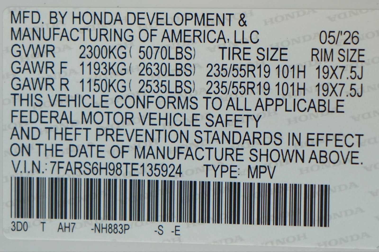 Certified 2026 Honda CR-V Sport Touring image 30