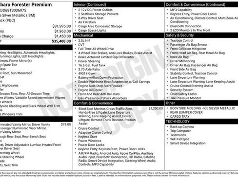 Certified 2026 Subaru Forester Premium AWD/4WD image 2