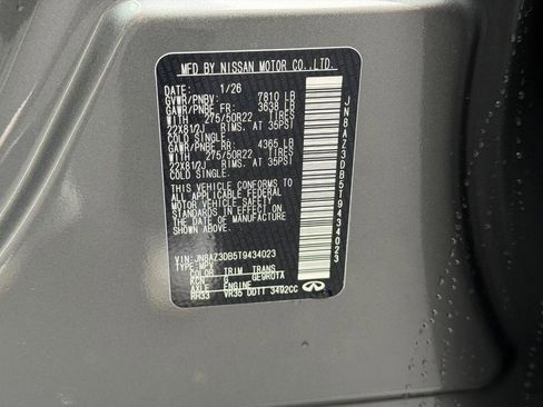 New 2026 INFINITI QX80 4WD w/ Sport Exterior Package image 18