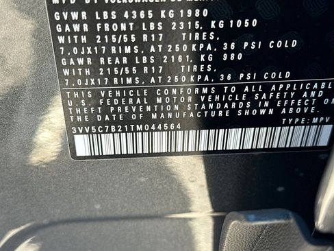 New 2026 Volkswagen Taos S FWD image 28