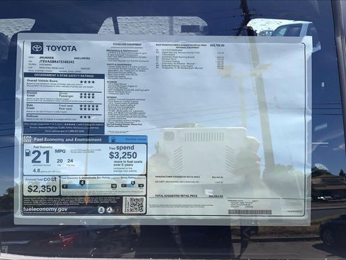 New 2026 Toyota 4Runner Limited AWD/4WD image 21