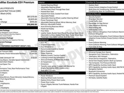 Used 2015 Cadillac Escalade ESV Premium AWD/4WD image 11