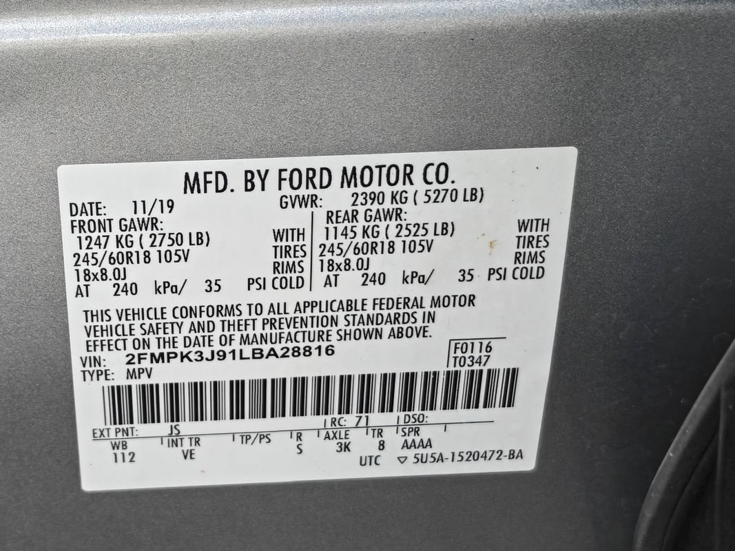 Used 2020 Ford Edge SEL FWD image 27