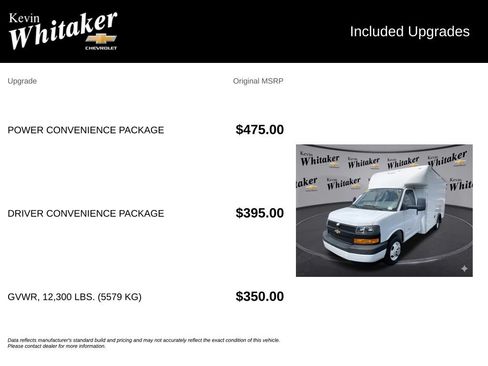 Used 2022 Chevrolet Express 3500 w/ Power Convenience Package RWD image 32