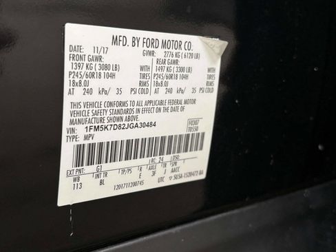 Used 2018 Ford Explorer XLT w/ Equipment Group 202A image 41