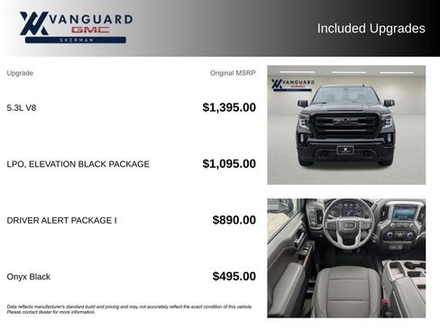 Used 2021 GMC Sierra 1500 Elevation w/ LPO, Elevation Black Package RWD image 9