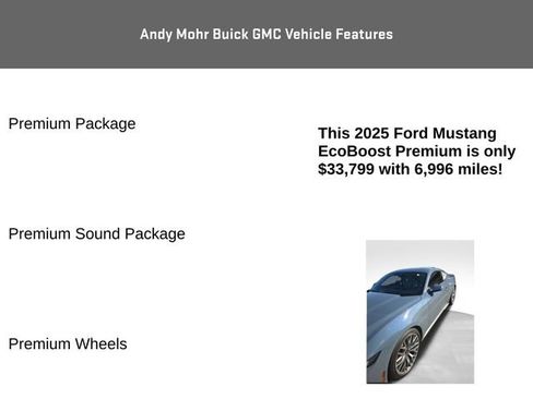 Used 2025 Ford Mustang Premium RWD image 8