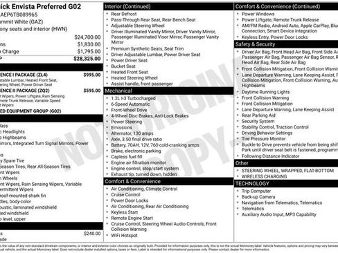 New 2026 Buick Envista Preferred w/ Convenience I Package FWD image 26