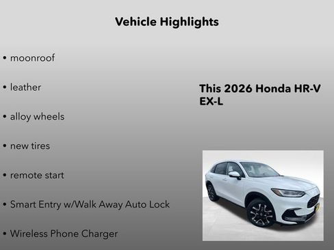 New 2026 Honda HR-V EX-L image 15