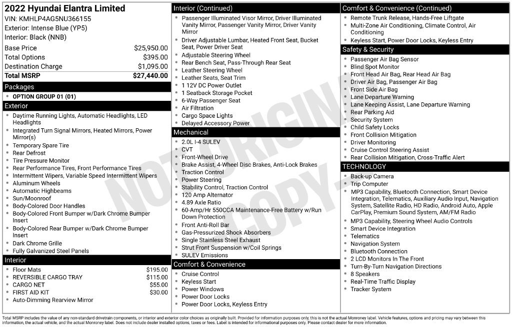 Used 2022 Hyundai Elantra Limited FWD image 7