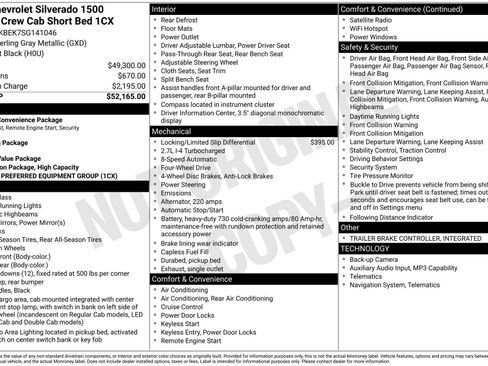 Used 2025 Chevrolet Silverado 1500 Custom AWD/4WD image 39