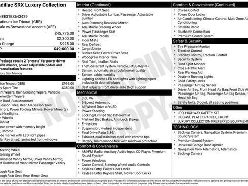 Used 2014 Cadillac SRX Luxury image 2