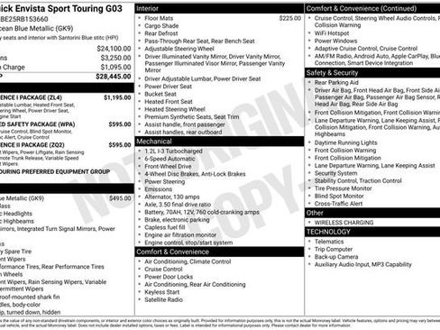Certified 2024 Buick Envista Sport Touring w/ Convenience I Package image 7