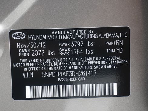 Used 2013 Hyundai Elantra GLS w/ Preferred Pkg FWD image 31
