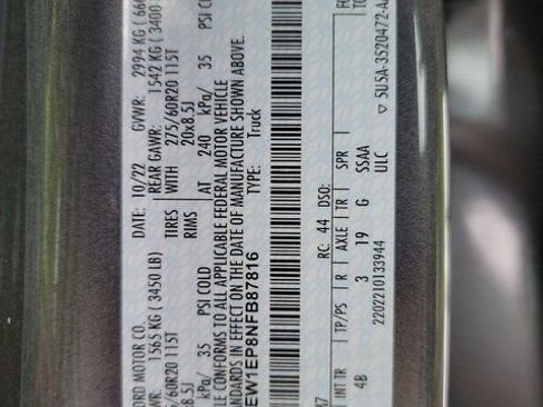 Used 2022 Ford F150 XLT w/ Equipment Group 302A High AWD/4WD image 12
