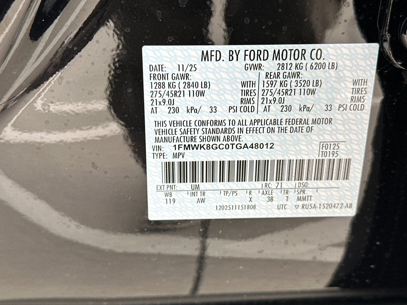 New 2025 Ford Explorer ST-Line w/ Premium Package RWD image 44