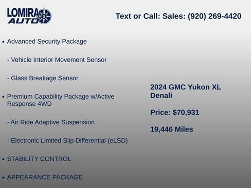 Used 2024 GMC Yukon XL Denali w/ Max Trailering Package AWD/4WD image 11