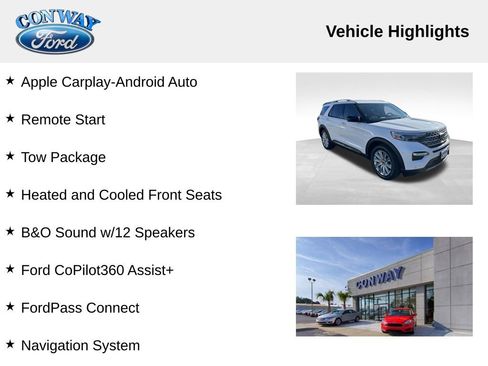 Used 2020 Ford Explorer Limited w/ Class III Trailer Tow Package image 8