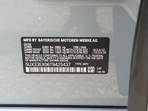 New 2026 BMW X6 xDrive40i image 43