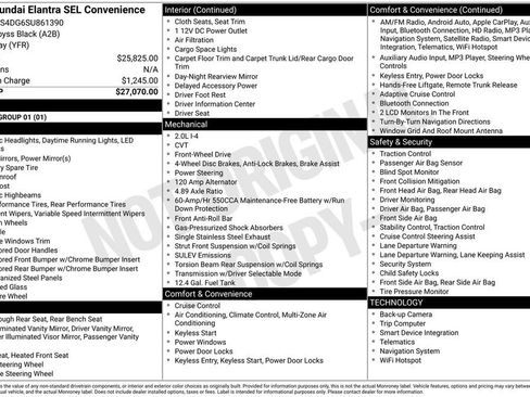 Used 2025 Hyundai Elantra SEL image 28
