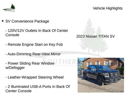 Used 2023 Nissan Titan SV w/ SV Convenience Package image 33