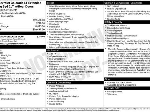 Used 2019 Chevrolet Colorado LT w/ LT Convenience Package image 5