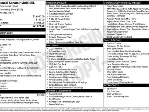 Used 2021 Hyundai Sonata SEL image 34