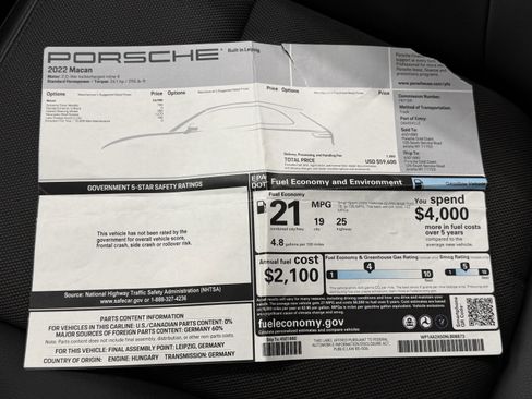 Certified 2022 Porsche Macan image 53