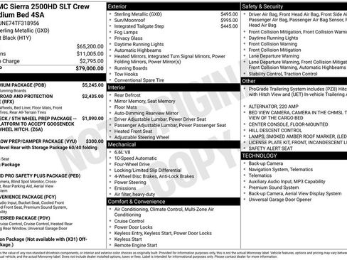New 2026 GMC Sierra 2500 SLT w/ SLT Premium Package AWD/4WD image 2